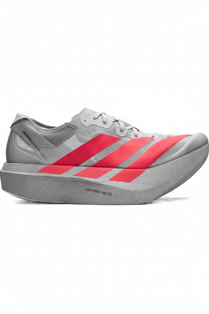 ADIDAS ADIZERO EVO SL - GRIS/ROSADO